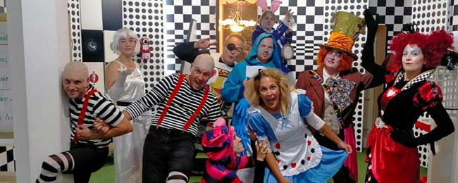 escape room Barcelona Alicia en el país de las maravillas