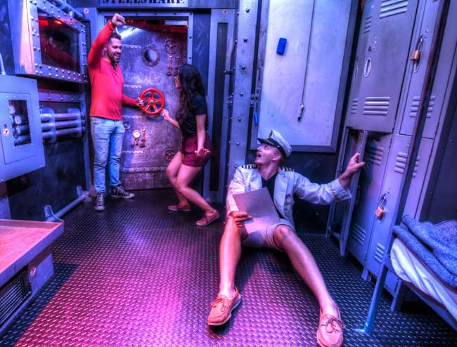 escape room Madrid Emergencia submarina