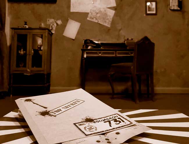 escape room Madrid Escuadrón 731, 1942
