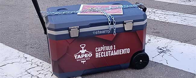 escape room Madrid TAPEO Escape Box