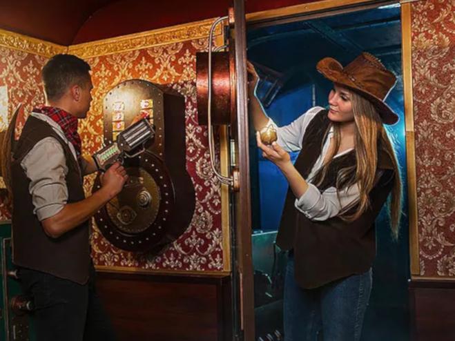 escape room Mallorca Wild west train